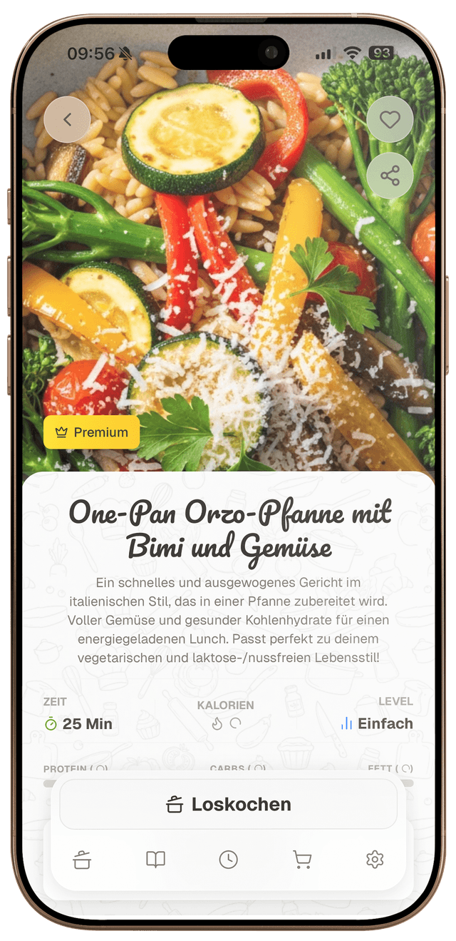 Neue Rezepte in Sekunden generieren