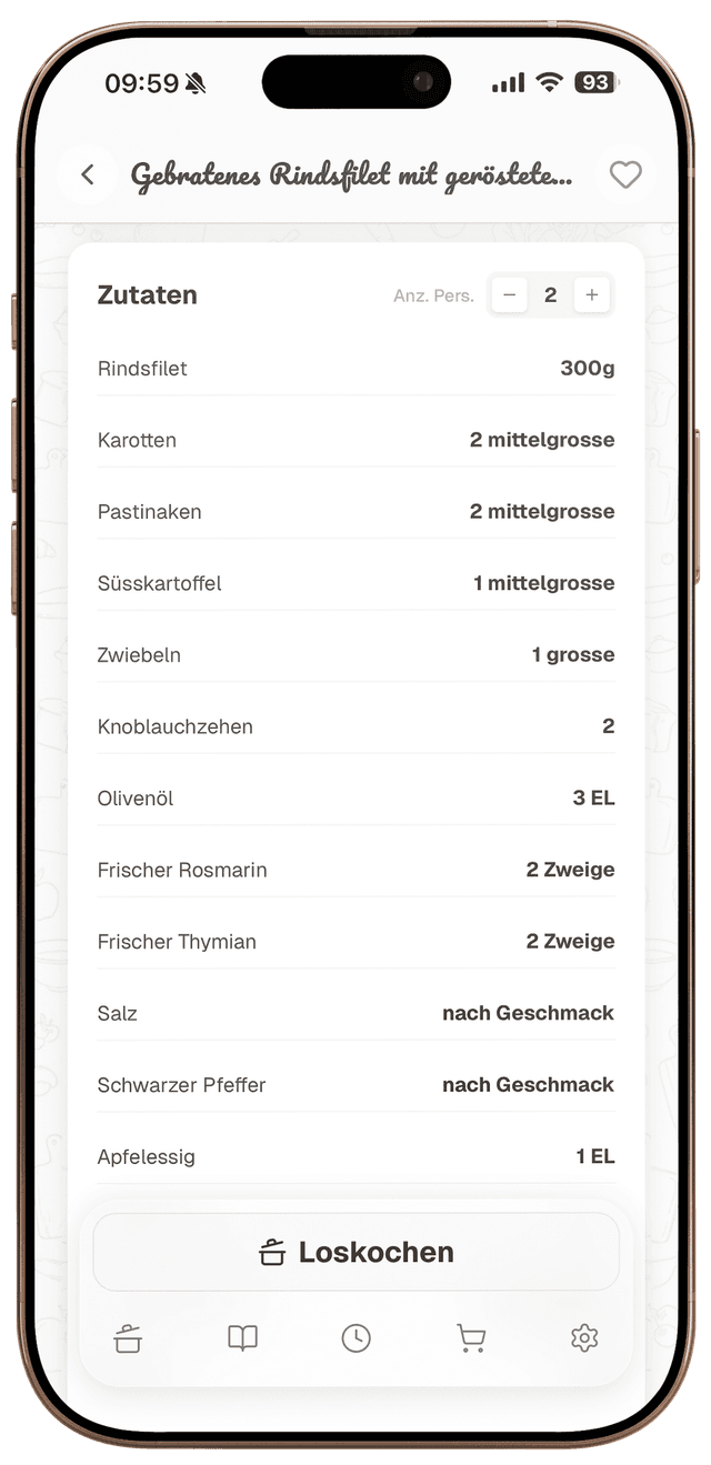 Vollständige Nährwertanalyse